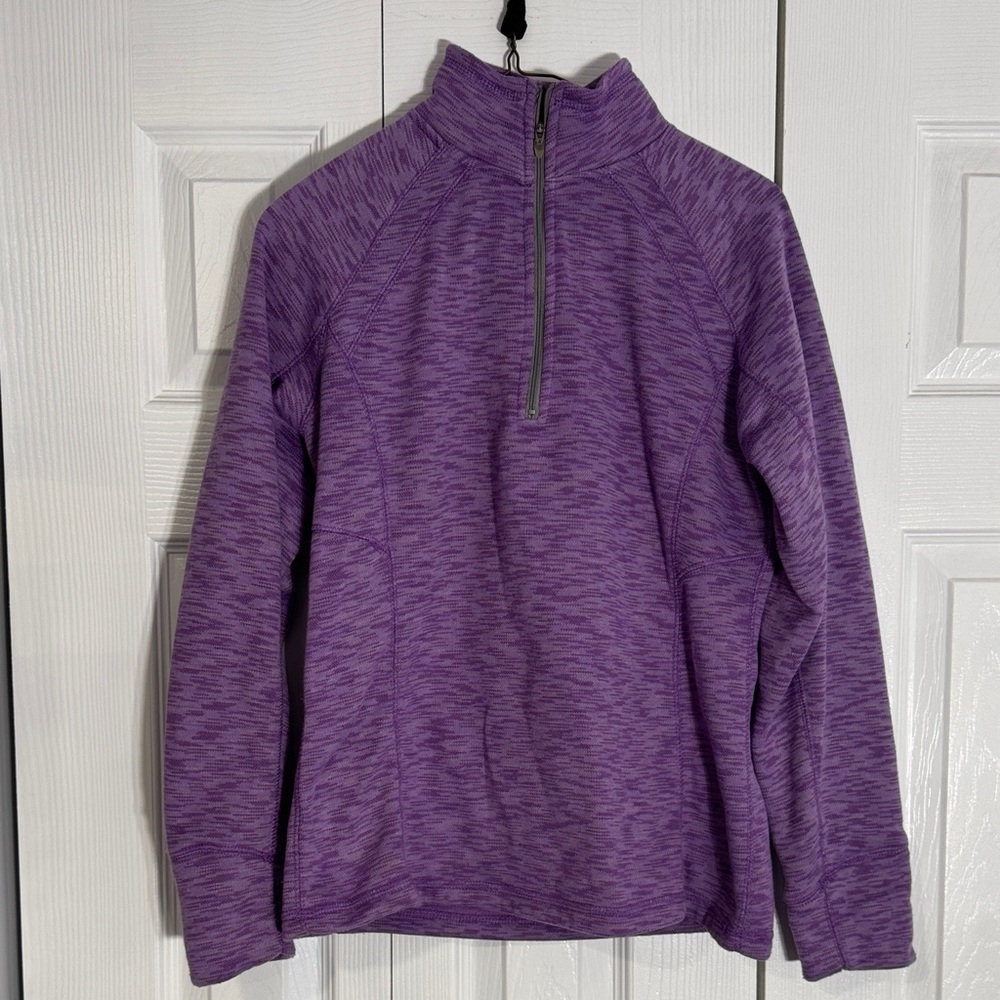 Tek Gear Purple Quartet Zip Sweat Shirt